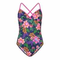 Zoggs Tropical Garden Strappyxbk Womens Zoggs Tropical Garden Strappyxbk Womens