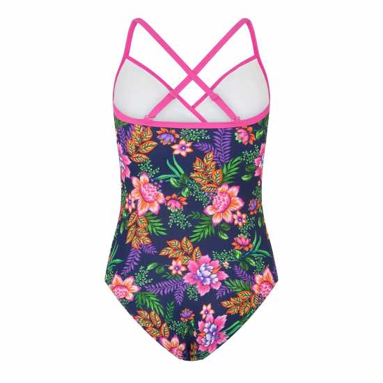 Zoggs Tropical Garden Strappyxbk Womens Zoggs Tropical Garden Strappyxbk Womens