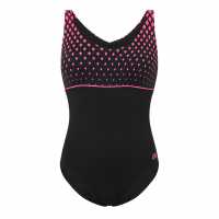 Zoggs Diamond V Neck Clipback Womens Zoggs Diamond V Neck Clipback Womens