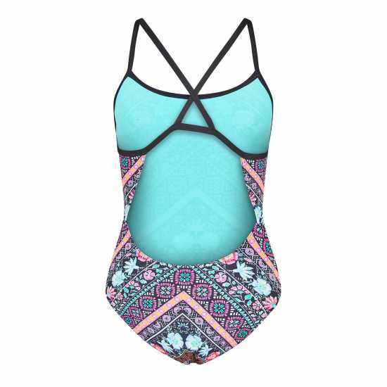 Zoggs Rose Tri Back Womens  