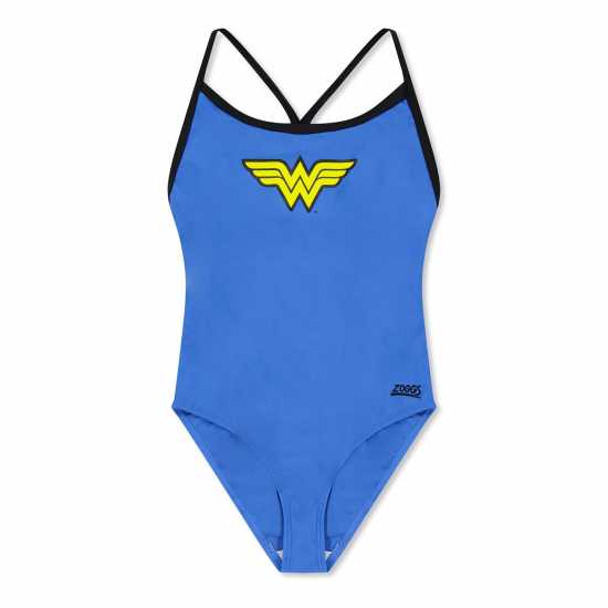 Zoggs Wonderwoman Tri Back Juniors Zoggs Wonderwoman Tri Back Juniors