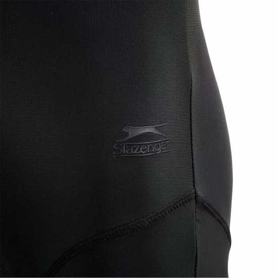 Slazenger Бански Костюм Момичета Lycra® Xtra Life™ Boyleg Swimming Suit Junior Girls Черно Детски бански и бикини