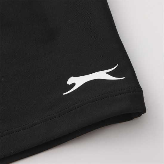 Slazenger Бански Костюм Момичета Lycra® Xtra Life™ Boyleg Swimming Suit Junior Girls Черно 