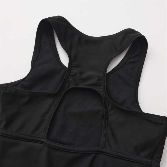 Slazenger Бански Костюм Момичета Lycra® Xtra Life™ Boyleg Swimming Suit Junior Girls Черно 