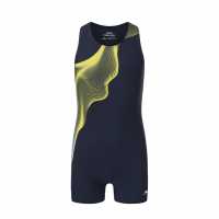 Slazenger Бански Костюм Момичета Lycra® Xtra Life™ Boyleg Swimming Suit Junior Girls  