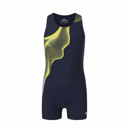 Slazenger Бански Костюм Момичета Lycra® Xtra Life™ Boyleg Swimming Suit Junior Girls  