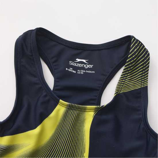 Slazenger Бански Костюм Момичета Lycra® Xtra Life™ Boyleg Swimming Suit Junior Girls  