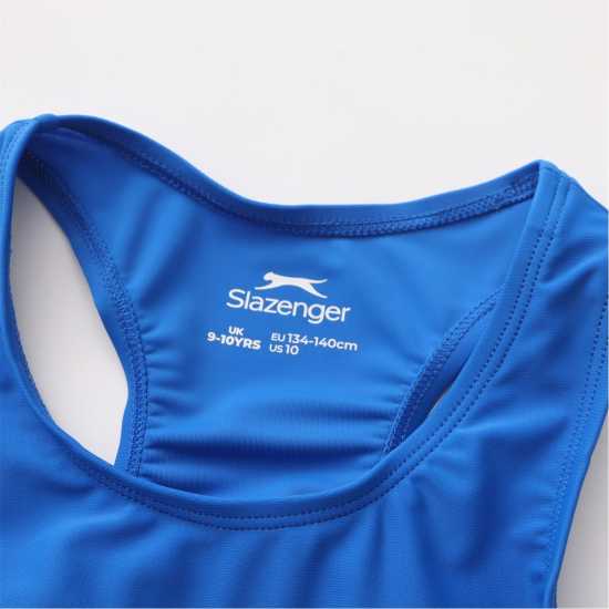 Slazenger Бански Костюм Момичета Lycra® Xtra Life™ Boyleg Swimming Suit Junior Girls Cobalt Slazenger Бански Костюм Момичета Lycra® Xtra Life™ Boyleg Swimming Suit Junior Girls