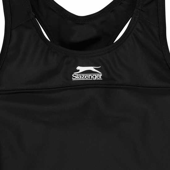 Детски бански и бикини Slazenger Плувен Костюм Момичета Lycra® Xtra Life™ Racer Back Swimsuit Girls Черно Slazenger Плувен Костюм Момичета Lycra® Xtra Life™ Racer Back Swimsuit Girls Черно Детски бански и бикини