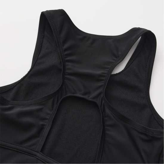 Slazenger Плувен Костюм Момичета Lycra® Xtra Life™ Racer Back Swimsuit Girls Черно 