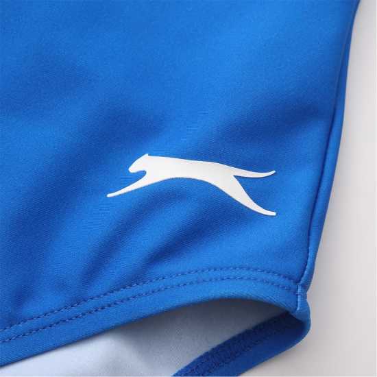 Slazenger Плувен Костюм Момичета Lycra® Xtra Life™ Racer Back Swimsuit Girls Ripple 