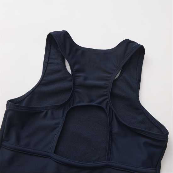 Slazenger Плувен Костюм Момичета Lycra® Xtra Life™ Racer Back Swimsuit Girls Морска синьо Slazenger Плувен Костюм Момичета Lycra® Xtra Life™ Racer Back Swimsuit Girls Морска синьо