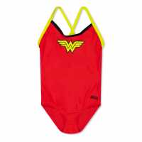 Zoggs Wonderwoman Tri Back Juniors Zoggs Wonderwoman Tri Back Juniors
