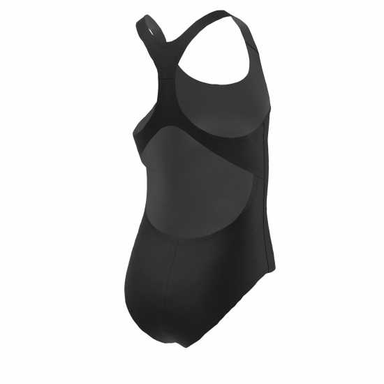 Nike Бански Костюм Момиче Swoosh Swimsuit Junior Girls Черно Детски бански и бикини