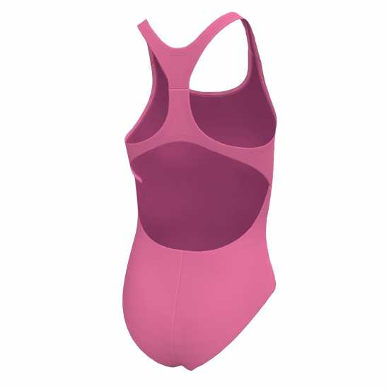 Nike Бански Костюм Момиче Swoosh Swimsuit Junior Girls Pink Glow 