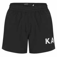 Kangol Мъжки Плувни Шорти Logo Swim Shorts Mens Black Мъжки къси панталони