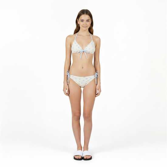 Jack Wills Jw Ruched Bikinit Ld63 Blue Ditsy Jack Wills Jw Ruched Bikinit Ld63 Blue Ditsy