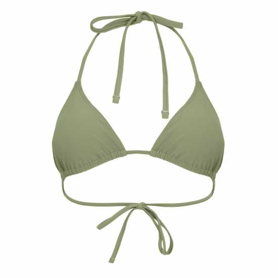 Jack Wills Jw Tri Bikini Top Ld63 Kharki 