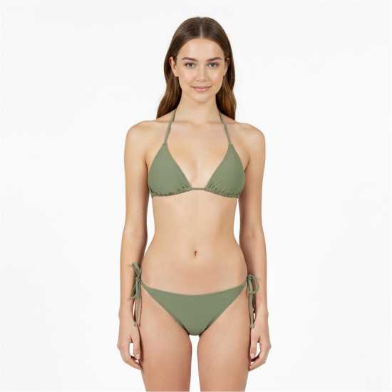 Jack Wills Jw Tri Bikini Top Ld63 Kharki 