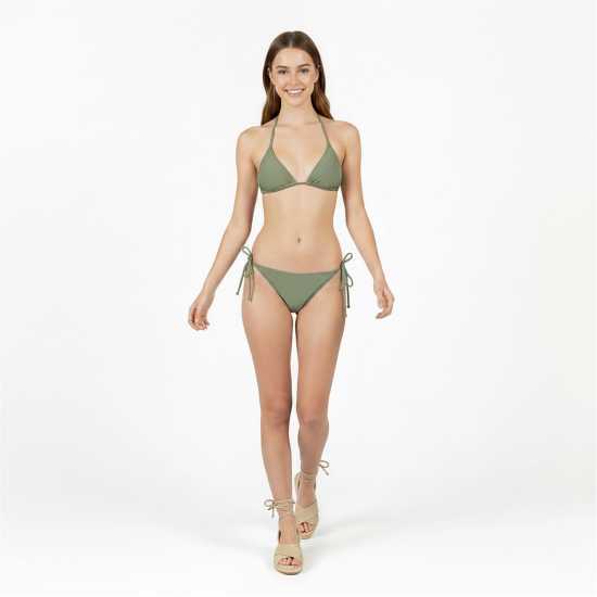 Jack Wills Jw Tri Bikini Top Ld63 Kharki 