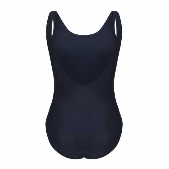 Slazenger Дамски Бански Костюм Lycra® Xtra Life ™ Basic Swimsuit Ladies Морска синьо Дамски бански