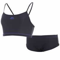 Slazenger Sport Lycra® Xtra Life™ Bikini Set Womens Navy Дамски бански