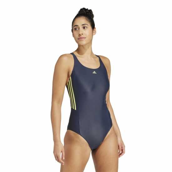 Дамски бански Adidas Classic 3-Stripes Swimsuit Womens Adidas Classic 3-Stripes Swimsuit Womens Дамски бански