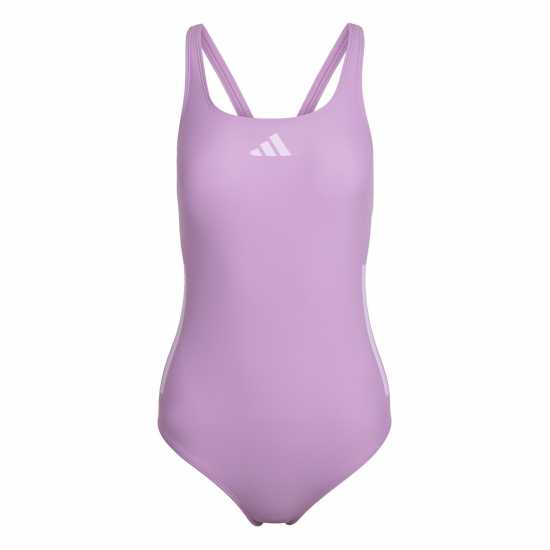 Adidas Sh3.ro Classic 3-Stripes Swimsuit Womens Purple Bliss 