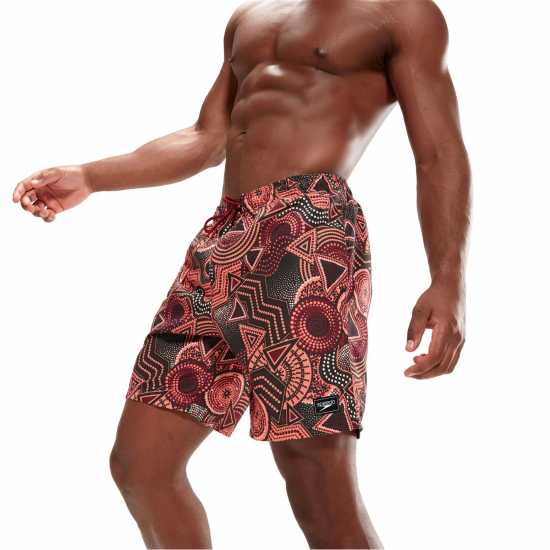 Speedo Men's Digital Printed 18-Inch Swim Shorts  