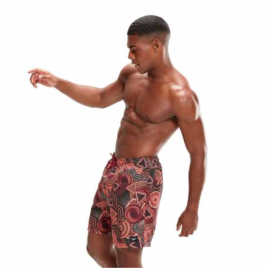 Speedo Men's Digital Printed 18-Inch Swim Shorts  