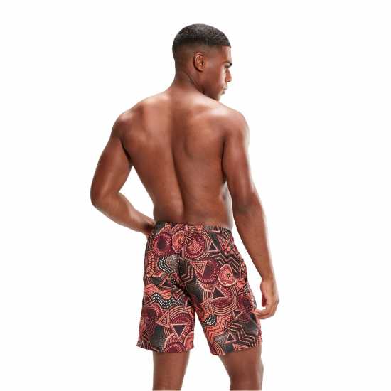 Speedo Men's Digital Printed 18-Inch Swim Shorts  