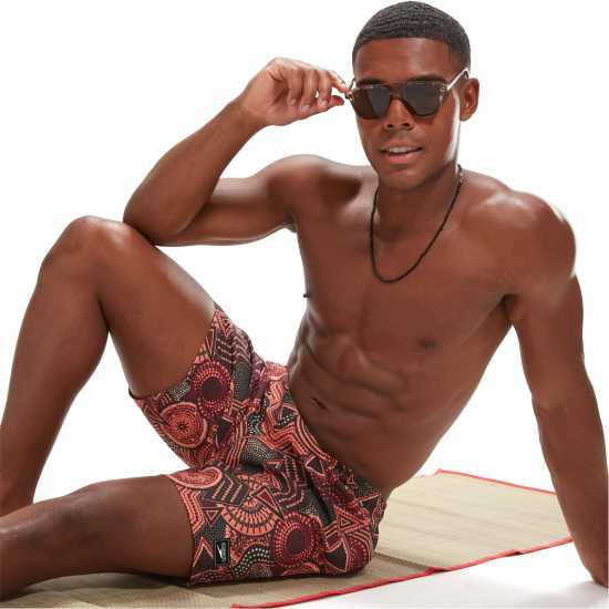 Speedo Men's Digital Printed 18-Inch Swim Shorts  