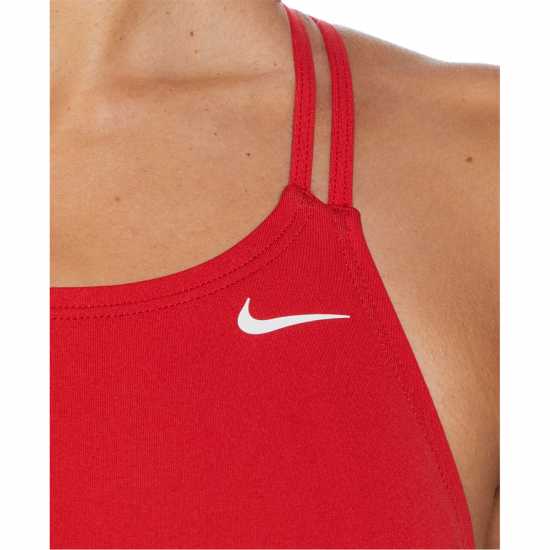 Nike Spider Back Swimsuit Womens University Red 