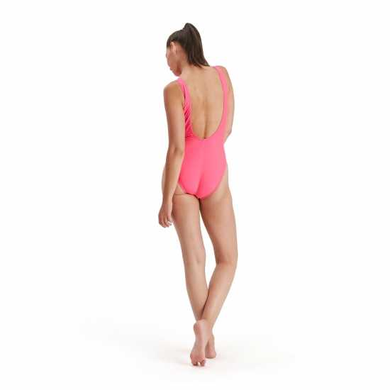 Speedo Logo U Back Swimsuit Womens  Дамски бански