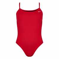 Nike Cut Out Swimsuit Womens University Red Дамски бански