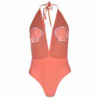 Golddigga Дамски Бански Костюм Shell Badge Swimsuit Ladies Coral Shell Дамски бански