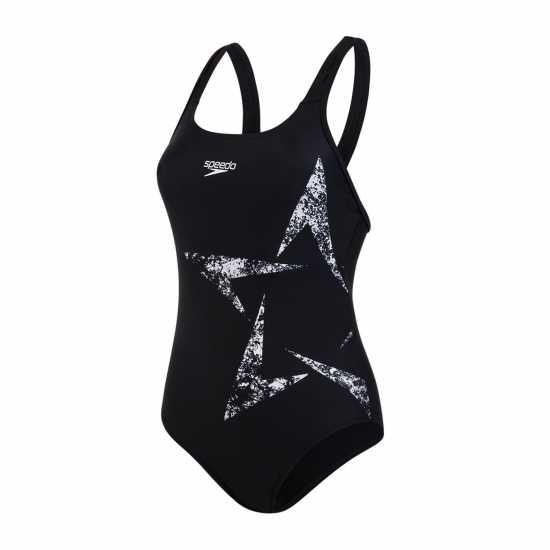 Speedo Дамски Бански Костюм Star Racer Back Swimsuit Ladies  Дамски бански