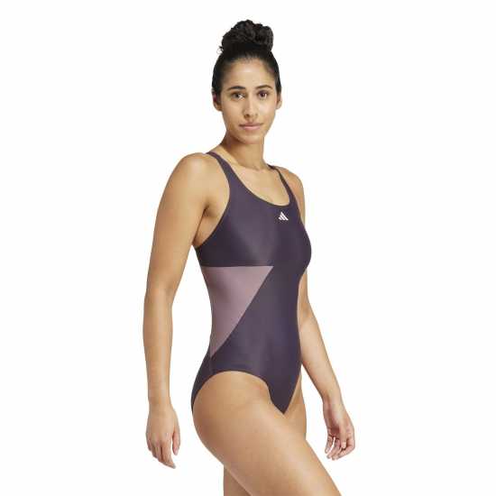 Дамски бански Adidas Colorblock C-Back Swimsuit Adidas Colorblock C-Back Swimsuit Дамски бански