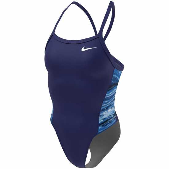 Nike Racerback Splice Swimsuit Womens