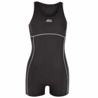 Slazenger Дамски Бански Костюм Lycra® Xtra Life™ Boyleg Swimsuit Ladies