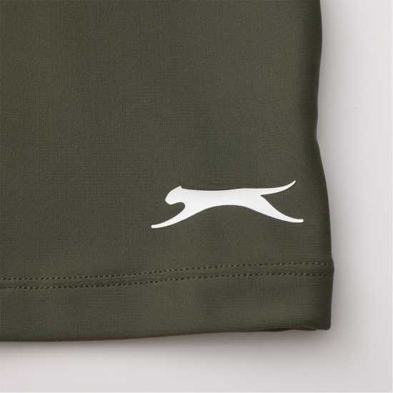 Slazenger Дамски Бански Костюм Lycra® Xtra Life™ Boyleg Swimsuit Ladies Khaki Slazenger Дамски Бански Костюм Lycra® Xtra Life™ Boyleg Swimsuit Ladies Khaki