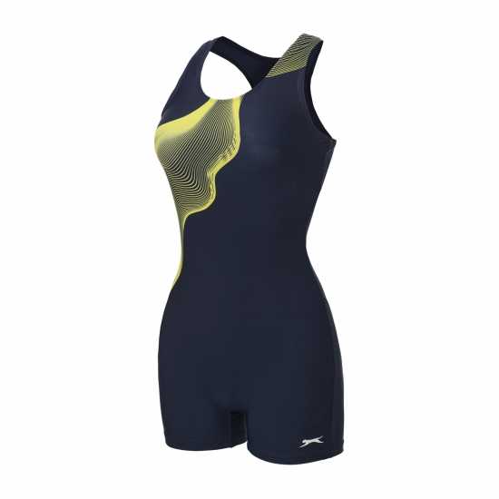 Slazenger Дамски Бански Костюм Lycra® Xtra Life™ Boyleg Swimsuit Ladies Slazenger Дамски Бански Костюм Lycra® Xtra Life™ Boyleg Swimsuit Ladies