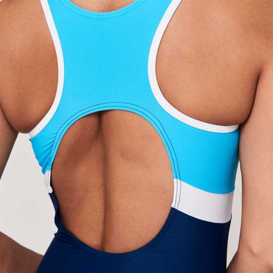 Дамски бански Slazenger Дамски Бански Костюм Lycra® Xtra Life™ Boyleg Swimsuit Ladies Морска синьо Slazenger Дамски Бански Костюм Lycra® Xtra Life™ Boyleg Swimsuit Ladies Морска синьо Дамски бански