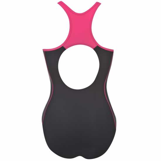 Slazenger Дамски Бански Костюм Racer Back Lycra® Xtra Life™ Swimsuit Ladies Морска синьо Дамски бански
