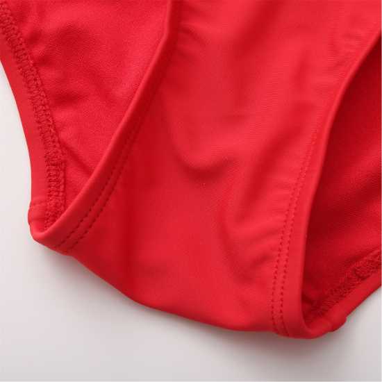 Slazenger Дамски Бански Костюм Lycra® Xtra Life ™ X Back Swimsuit Ladies Red 
