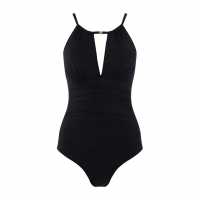 Biba Icon Highneck Swimsuit Black Дамски бански