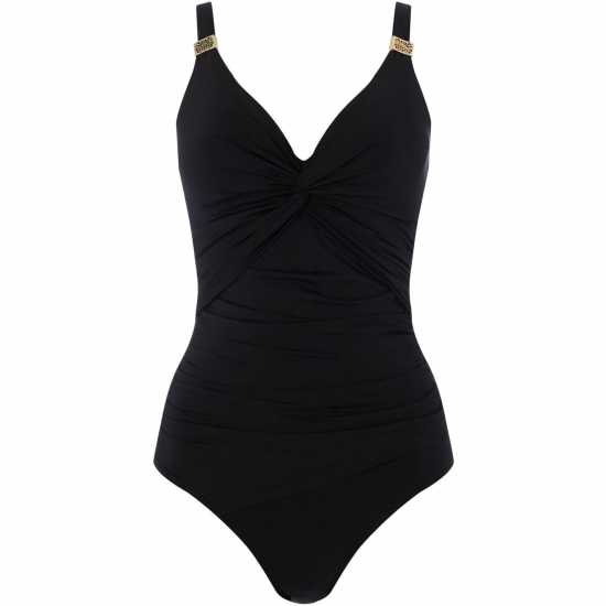 Biba Icon Swimsuit With Tummy Control Ladies Black - Дамски бански