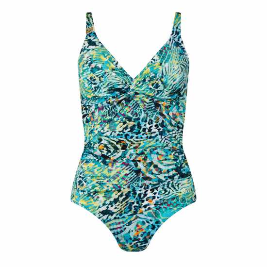 Biba Icon Swimsuit With Tummy Control Ladies Mixed animal Holiday Essentials