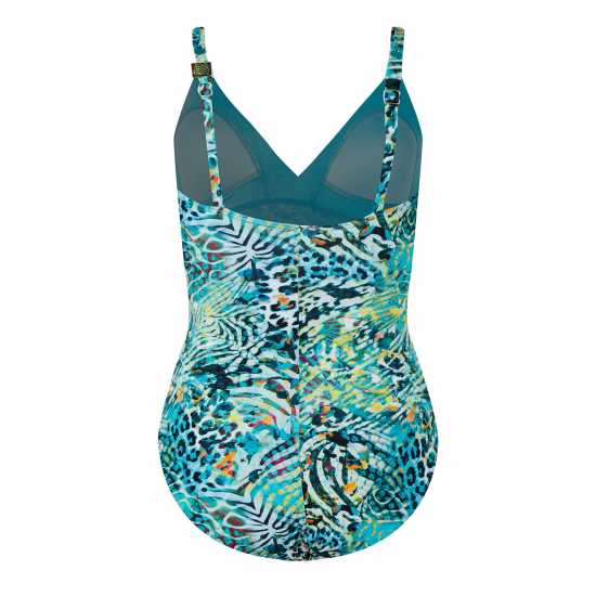 Biba Icon Swimsuit With Tummy Control Ladies Mixed animal Holiday Essentials