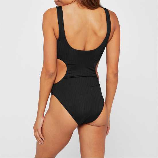 Polo Ralph Lauren Shiny Cutout Swimsuit  - Дамски бански